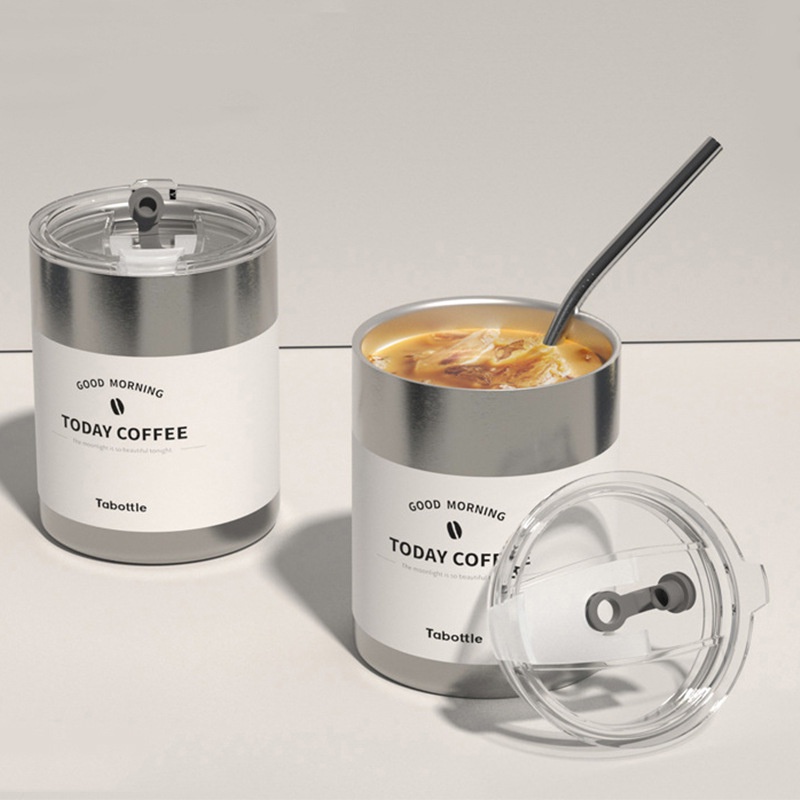 Bình Đựng Cà Phê 300ml Bằng Thép Không Gỉ Tiện Dụng