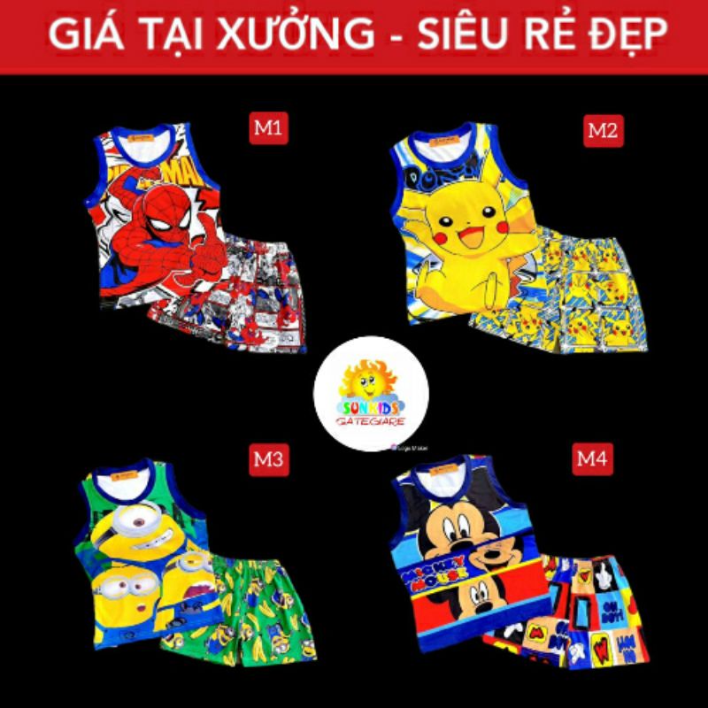 🔥TẬN GỐC🔥 (20KG-40KG) BBN3 ĐỒ BỘ SÁT NÁCH BÉ TRAI SIZE ĐẠI ANNAKIDS LOẠI 1 CHẤT THUN LẠNH 3D.