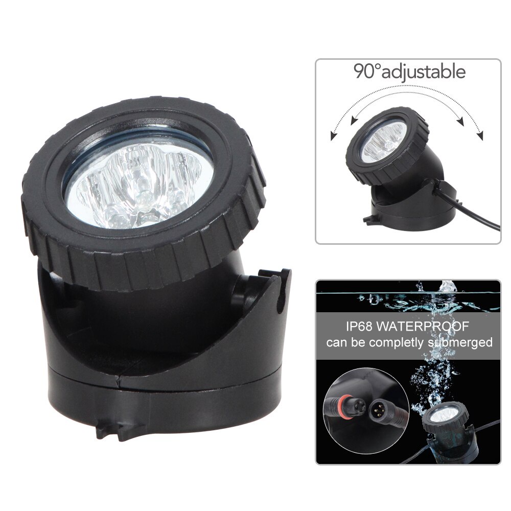 Đèn LED 5W 5W Chống Thấm Nước IP68 Sử Dụng Năng Lượng Mặt Trời