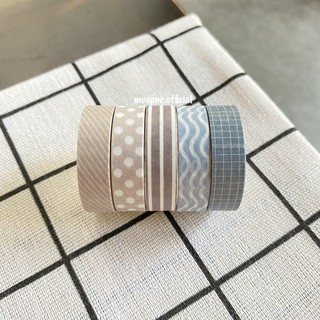 Washi tape hoạ tiết đơn giản trang trí nhật ký Bullet Journal/ Planner