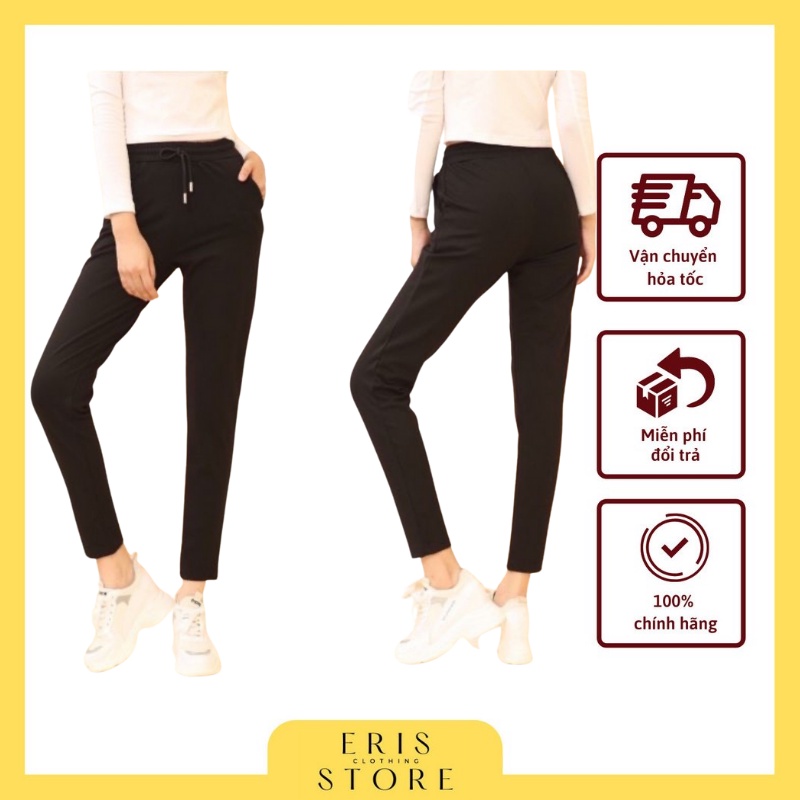 Quần jogger nữ ERIS mặc thu đông chất vải umi cao cấp | BigBuy360 - bigbuy360.vn