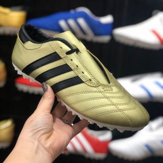 Giày phủi 3 sọc loại 1( vàng đồng sọc đen, bạc sọc đen, trắng sọc bạc)