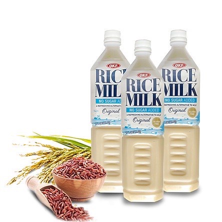 Sữa Gạo- Nước gạo hàn Quốc OKF KHÔNG ĐƯỜNG DÀNH CHO NGƯỜI ĂN KIÊNG -  CHAI 1.5L