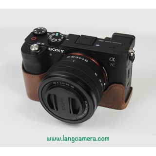 Bao Da Sony A7C - loại halfcase