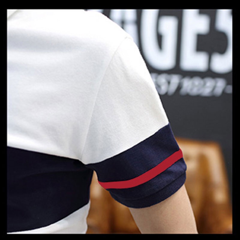 Áo polo tay ngắn chất liệu cotton thời trang cho nam size M-4XL