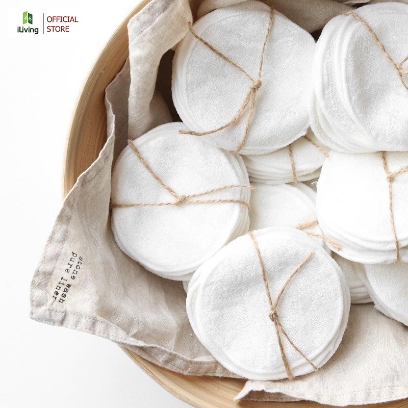 Bông tẩy trang Jomi Cotton Pads 120 miếng  ILIVING-JOMBTT120M | BigBuy360 - bigbuy360.vn