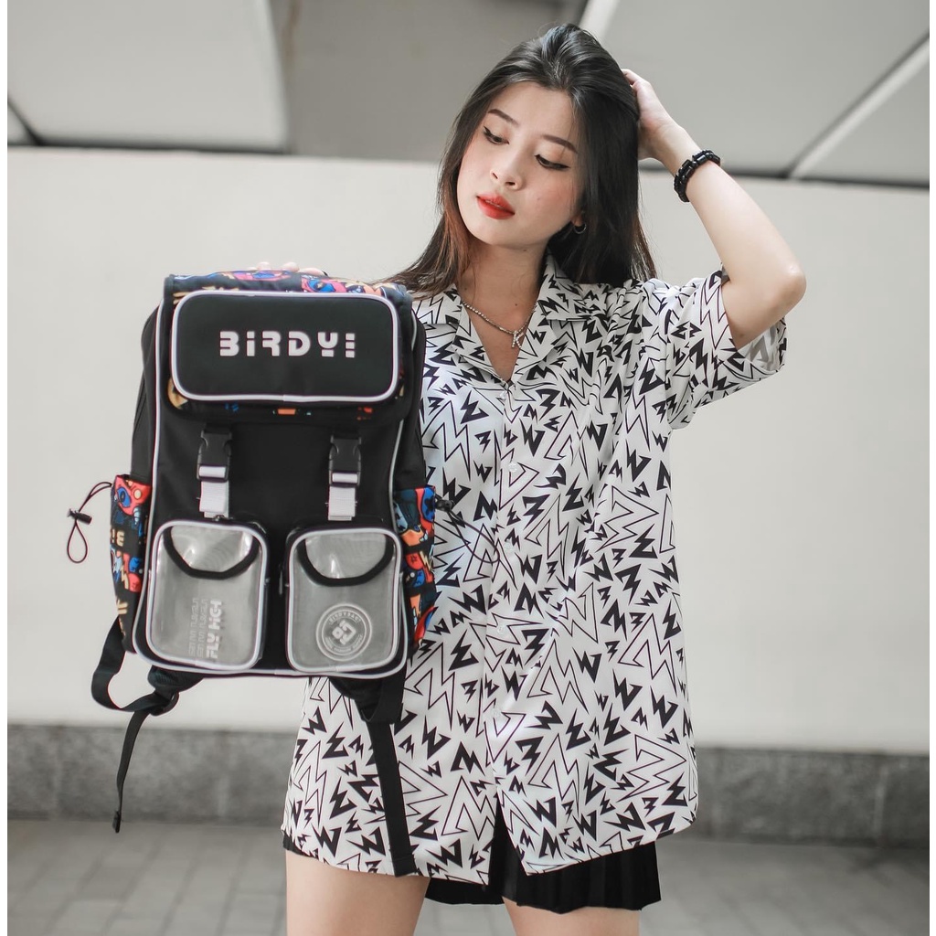 Balo Birdy đi học du lịch (chuẩn cao cấp 1-1) (tặng full tag và giấy thơm) vukita157