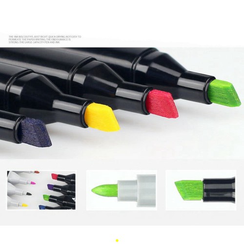 Bút tô màu Maker Touchfly 48 chiếc có 2 đầu vẽ khác nhau, màu sắc chân thật, tươi sáng SIÊU KHUYẾN MÃI