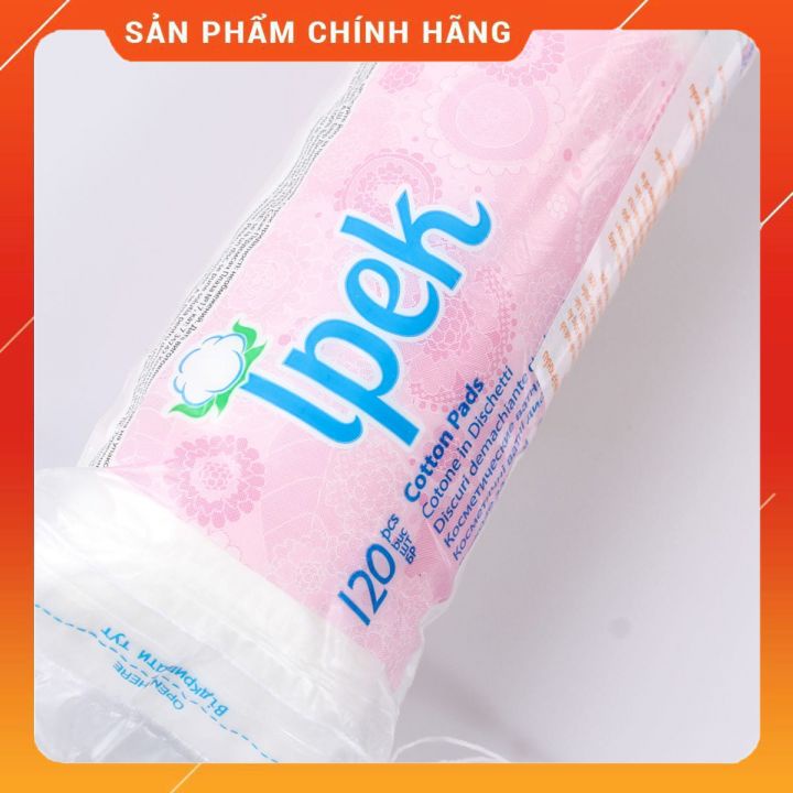 Bông tẩy trang Ipek Thổ Nhĩ Kỳ mẫu mới 𝐍𝐄𝐖 tẩy sạch bụi bẩn mềm dịu cho da 80 miếng và 150 miếng