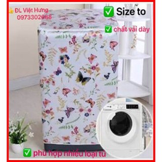 [Vải dù xịn không nổ vỏ] Áo Trùm Máy Giặt Cửa Trước Cửa Ngang Vải Dù Siêu Bền Chống Mưa Nắng Nóng Từ 7kg đến 14kg