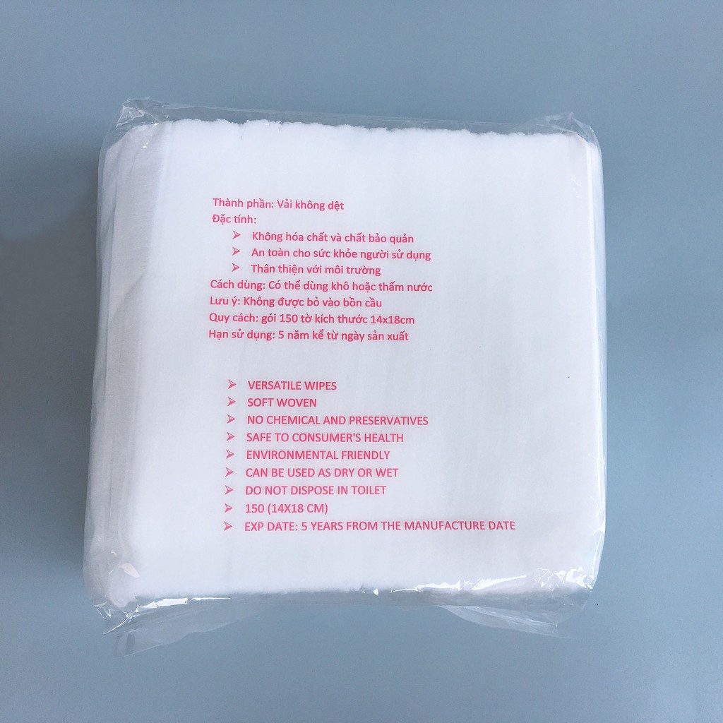 Khăn vải khô đa năng Viet Kids 165g 150 tờ