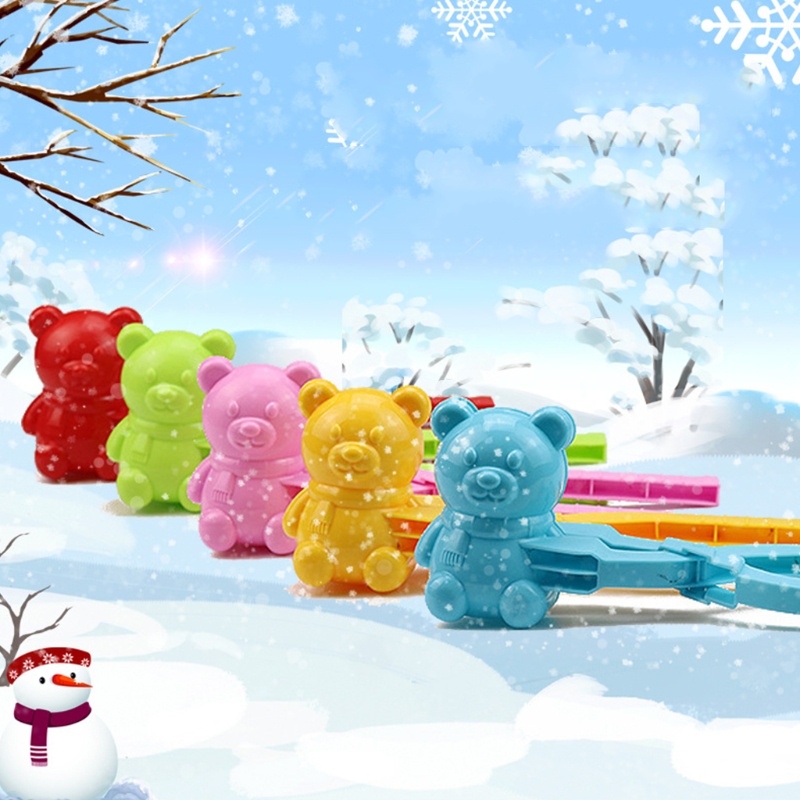 Đồ Chơi Điêu Khắc Cát Ngoài Trời Với Khuôn Hình Gấu Dễ Lắp Đặt Cho Bé