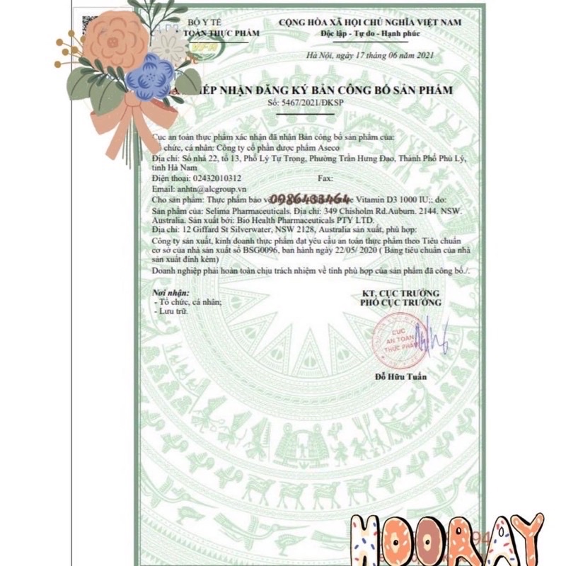 Viên uống bổ sung Vitamin D3 Blackmores