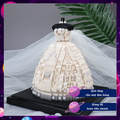 Lego Váy cưới cô dâu 2660pcs - Malibu Corner