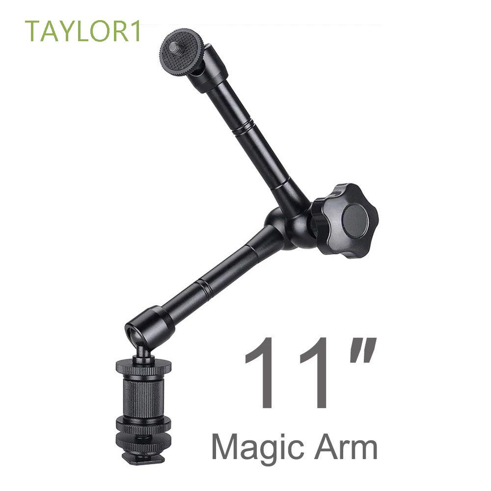 Kẹp/ Cánh tay gắn đèn flash máy ảnh 11 inch có thể điều chỉnh tiện dụng cho Dslr