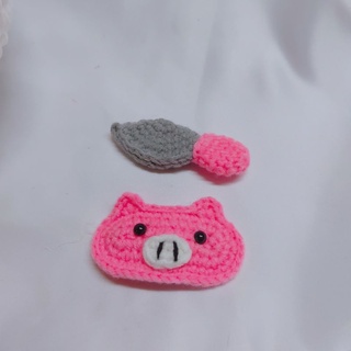 [Handmade] Kẹp tóc len hình thú nhiều mẫu dễ thương