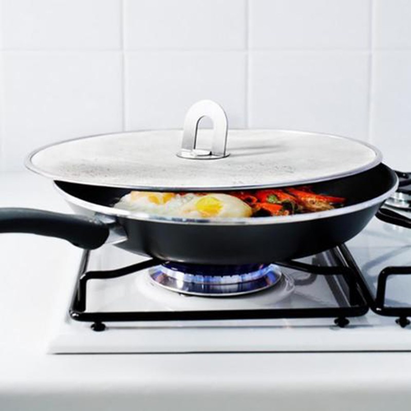 Nắp lưới đậy chảo bằng thép không gỉ