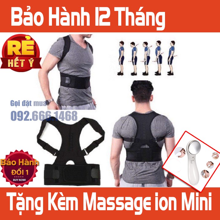 ĐAI CHỐNG GÙ LƯNG, CẢI THIỆN CỘT SỐNG - Bảo Hành 12 Tháng