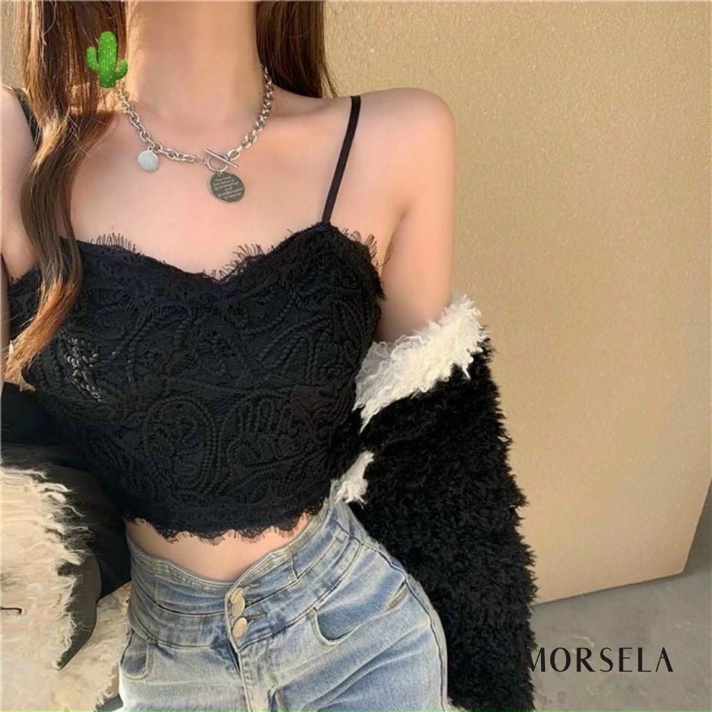 Áo bra ren sexy kèm mút lót cao cấp siêu xinh - Morsela