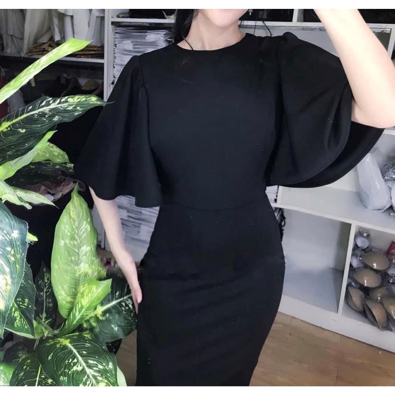 Đầm body umi tay loe sang trọng