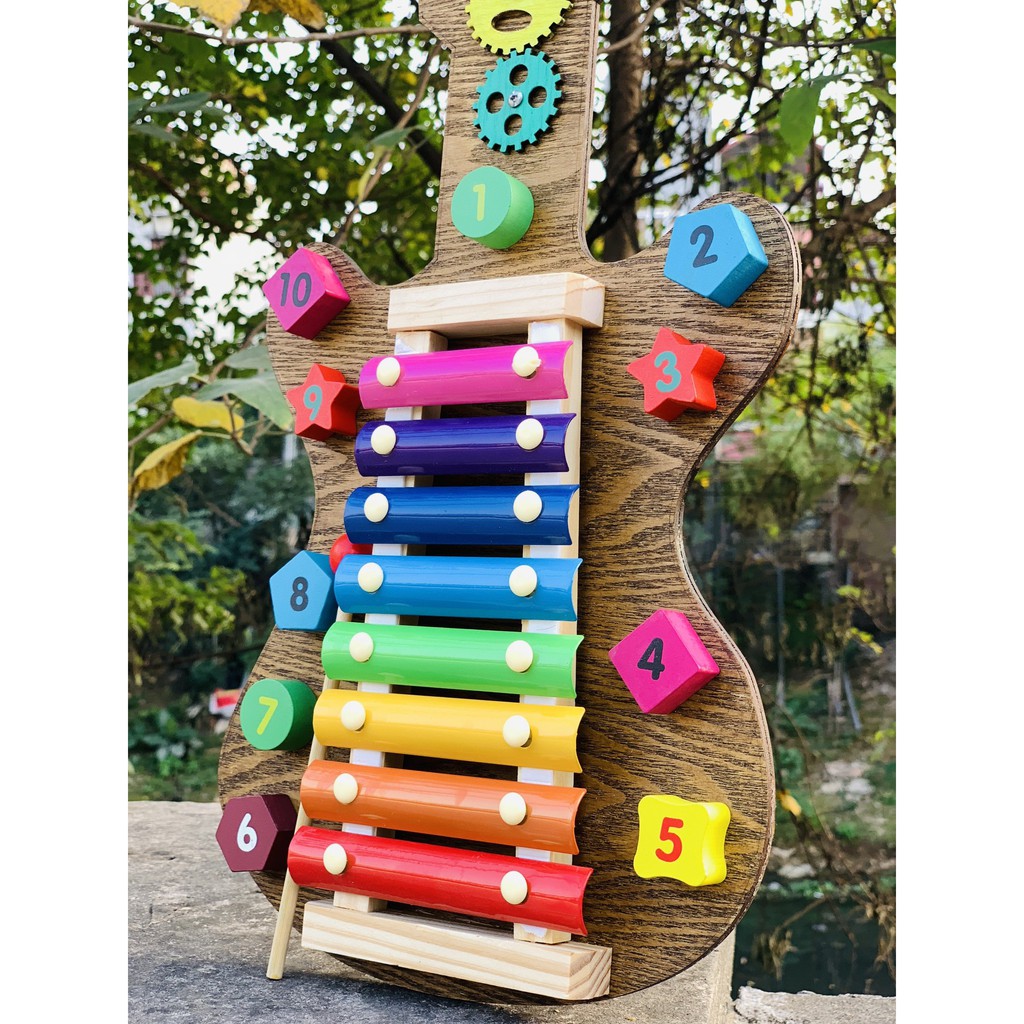 Đàn Guitar Bằng Gỗ Benrikids, Đồ Chơi Cho Trẻ Em Phát Triển Năng Khiếu