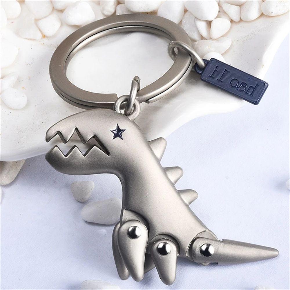 Móc Khóa Kim Loại Hình Khủng Long Nhỏ Xinh Trang Trí Túi Xách / Balo