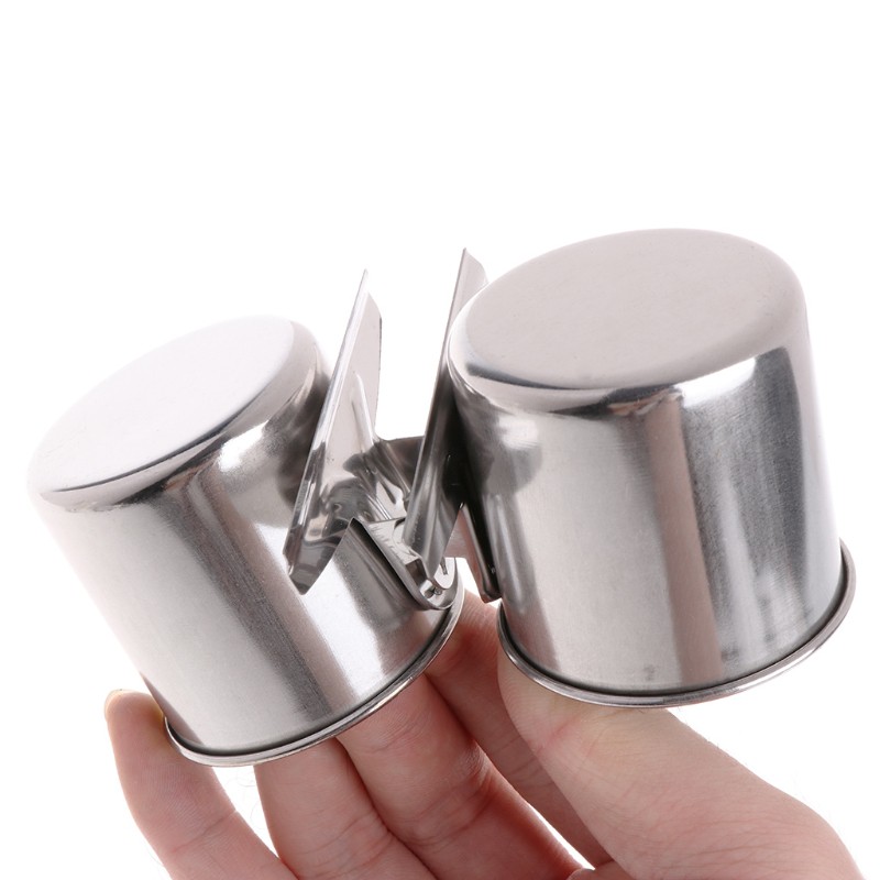 Cốc Đựng Thức Ăn Cho Vẹt Bằng Thép Không Gỉ