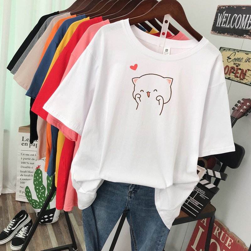 [ SALE SẬP SÀN ] Áo Thun Mèo siêu dễ thương | BigBuy360 - bigbuy360.vn