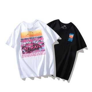 Áo thun ngắn tay in chữ stussy thời trang