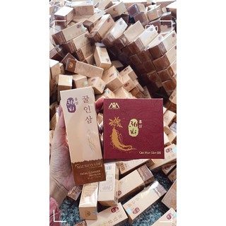 Combo Meea Sữa mặt sâm đỏ (SRM+Face cao mụn 15gr)
