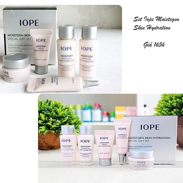 (AUTH CÓ BILL)BỘ KIT DƯỠNG DA IOPE