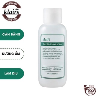 Nước Hoa Hồng Dưỡng Ẩm, Làm Dịu Da Klairs Daily Skin Hydrating Water 500ml