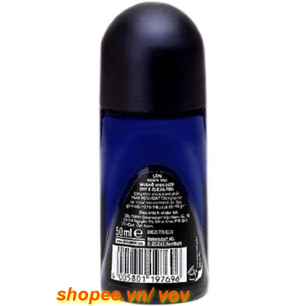 Lăn Khử Mùi Nivea Nam 50ml Deep 100% Chính Hãng vov Cung Cấp Và Bảo Trợ.