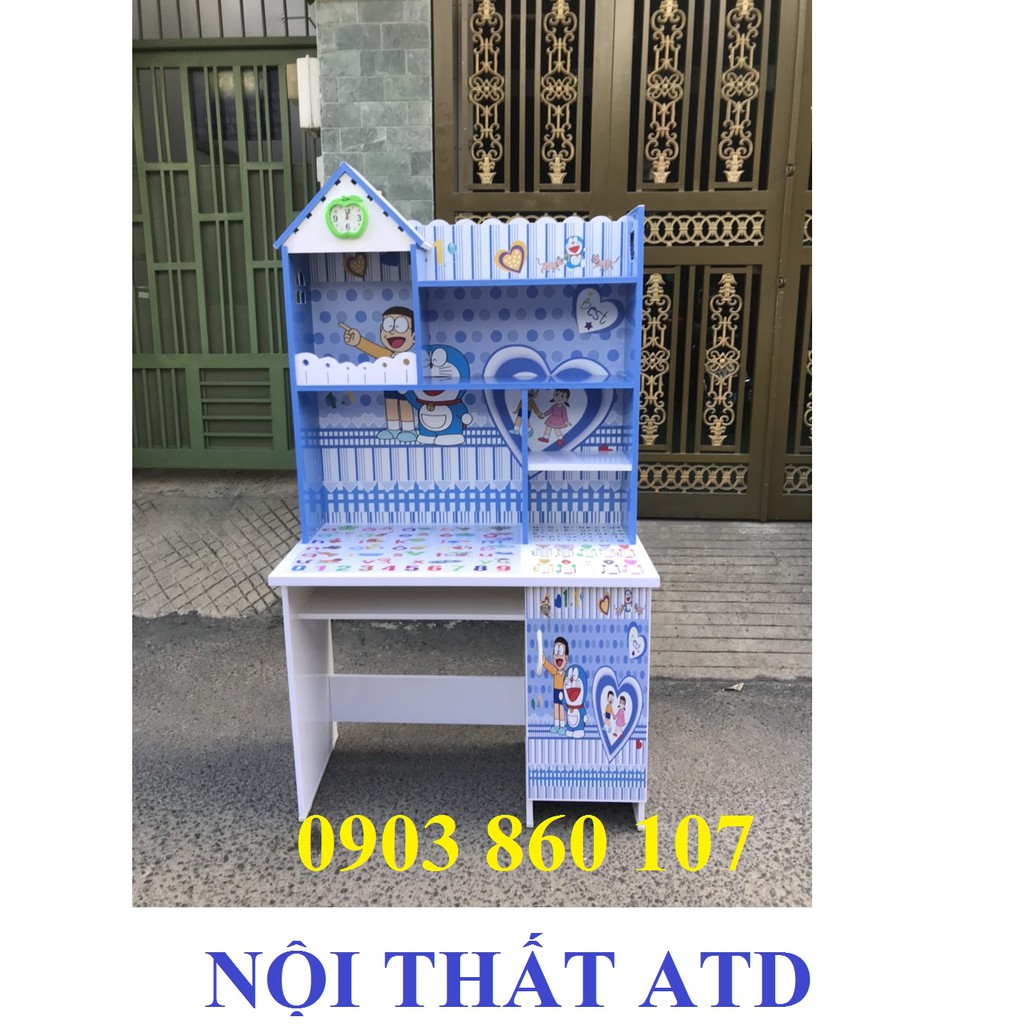 Bàn học sinh nhựa trẻ em in hình 3D siêu đẹp cho bé yêu-y hình thực tế hcm bình dương | BigBuy360 - bigbuy360.vn