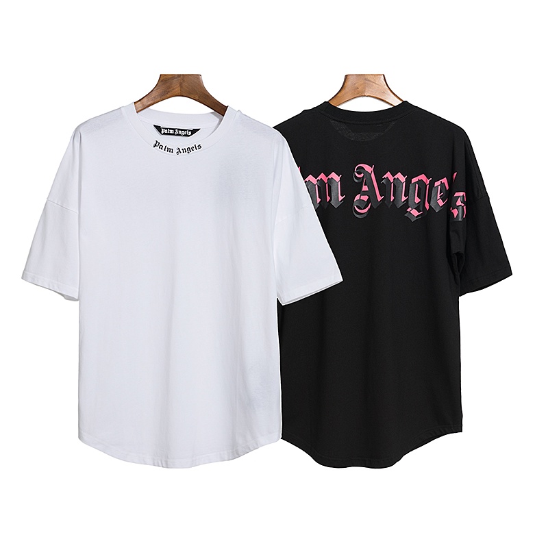 Áo Thun Tay Ngắn Cổ Tròn In Chữ Lớn Sau Lưng Phong Cách Đường Phố Cho Nam Và Nữ