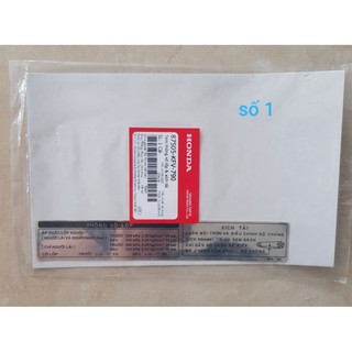 Tem thông số xịn