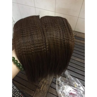 TÓC GIẢ KẸP phím PHỒNG CHÂN TÓC [GỒM 2 BÊN]