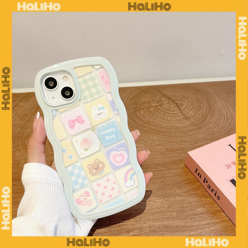 iPhone Case Candy Color Wave 2-in-1 Silicone Soft Case Airbag Shockproof Protection Camera Cartoon Cute Compatible For iPhone 11 Pro Max 13 Pro Max 12 Pro Max 7Plus xr XS Max