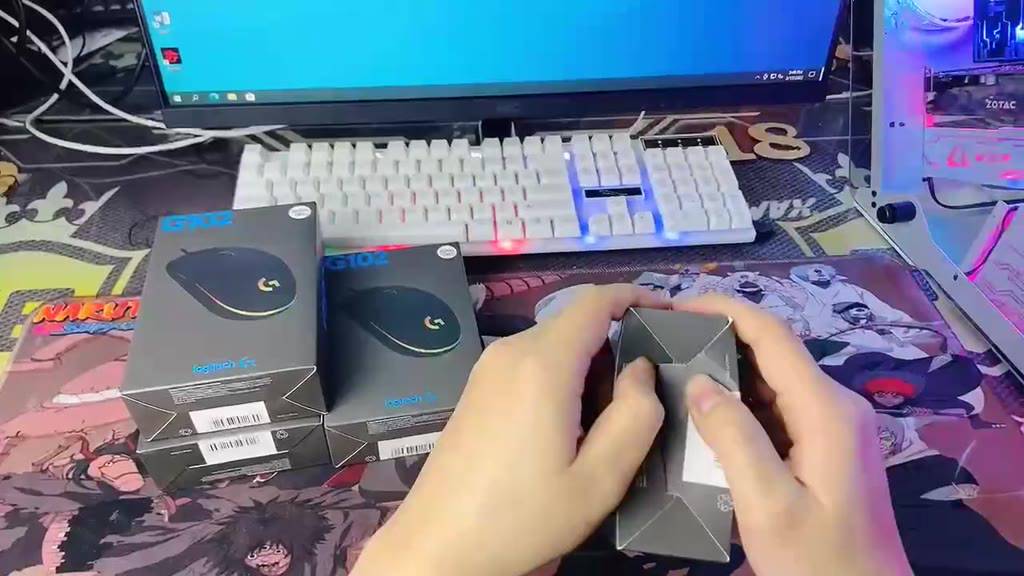 Chuột máy tính, chuột chơi game có dây Logitech G102 RBG Độ Chính Xác Cao 8000DPI [ Bảo Hành 12 Tháng 1 Đổi 1] | BigBuy360 - bigbuy360.vn