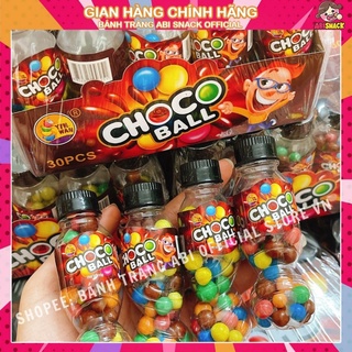 Kẹo socola chocoball hình chai nước ngọt- ăn vặt tuổi thơ chai 10g