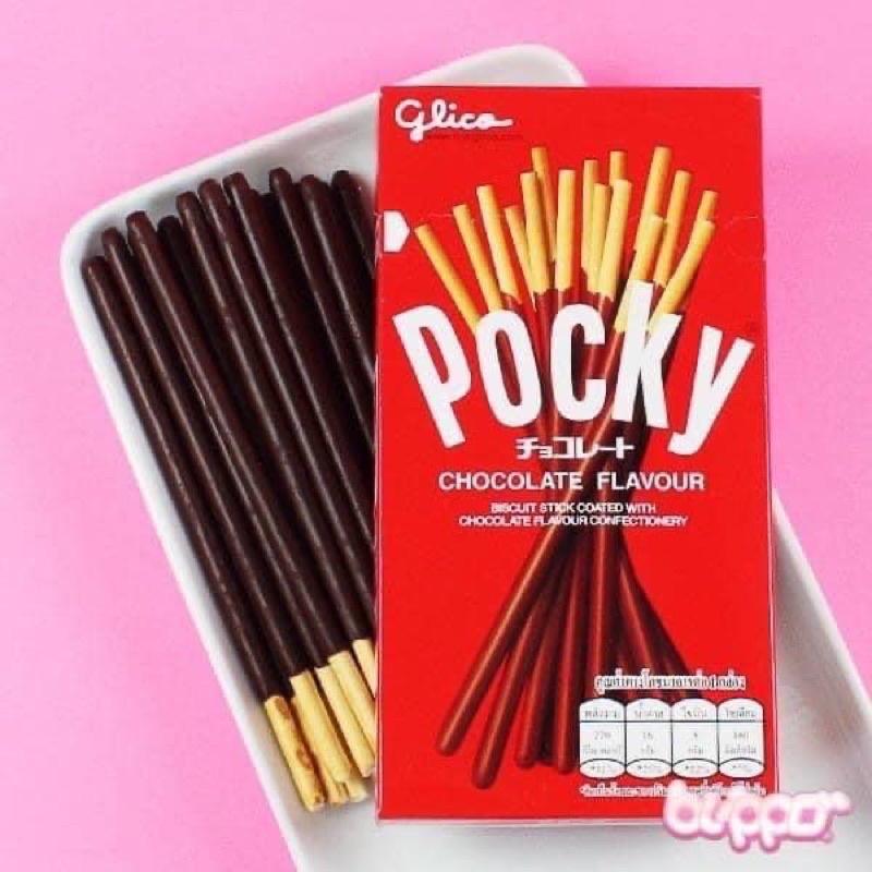 Bánh pocky sôcôla chuẩn Thái Lan hộp to 12 gói
