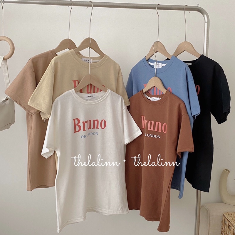 [ ẢNH THẬT ] Áo thun Bruno basic. Áo phông vintage / thelalinn