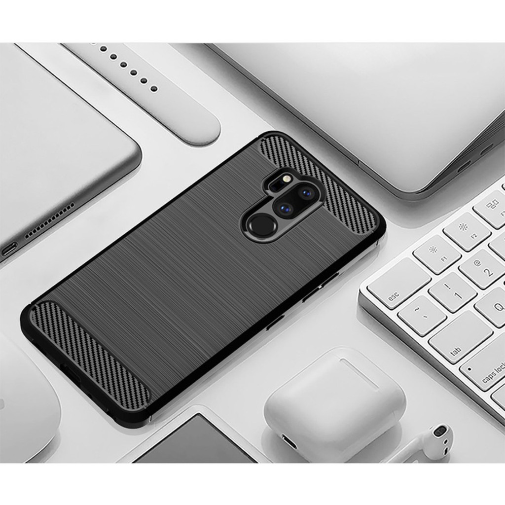 Ốp LG G6+/ LG G7/ LG G8/ V30/ V35/ V40/ V50/ V50S/ LG G8X/ V60/ LG Velvet chống sốc vân carbon hấp thụ nhiệt cao cấp