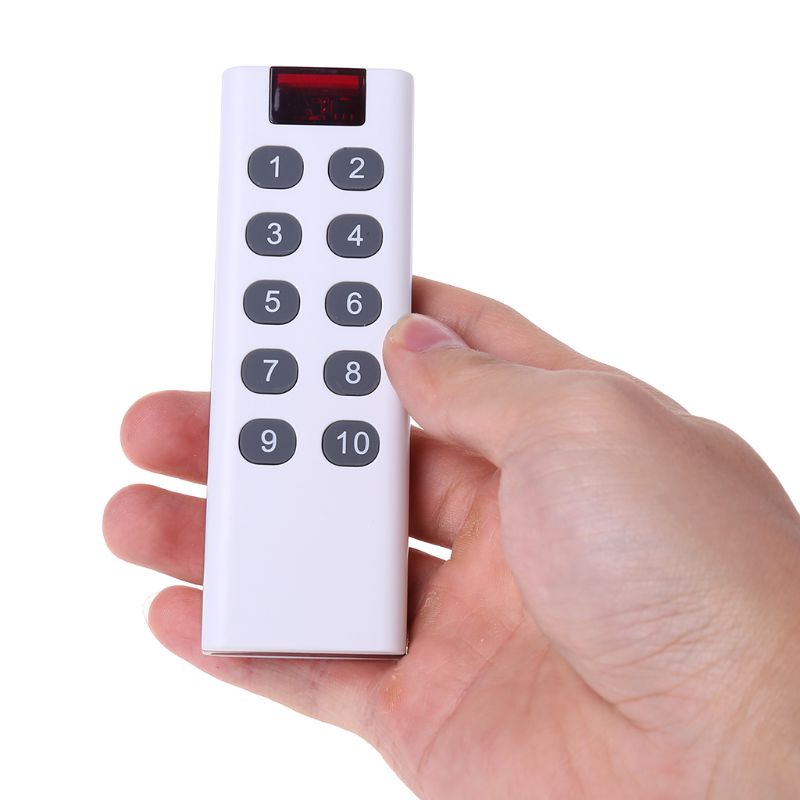 Remote Điều Khiển Công Suất Trung Bình 433MHZ AK-7010TX 3 / 4 / 6 / 8 / 10 Nút Cho Bộ Phát Kỹ Thuật Số