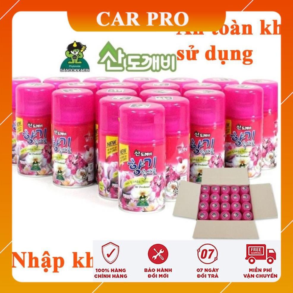 Bình xịt khử mùi xe ô tô hương cafe hàng Hàn Quốc - nước hoa xịt thơm 300ml - CAR PRO