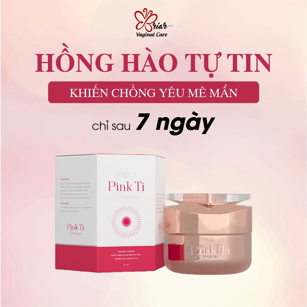 PINK TI CREAM- KEM HỒNG NHŨ HOA - MỜ THÂM NÁCH BẸN- HÀNG CHÍNH HÃNG