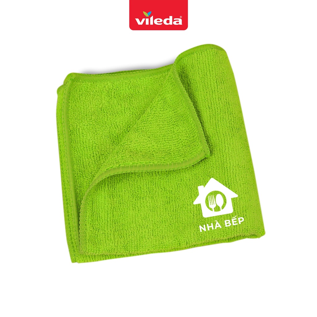 Khăn lau đa năng Vileda chất lượnh cao set 4 khăn khác màu - GEXHOME