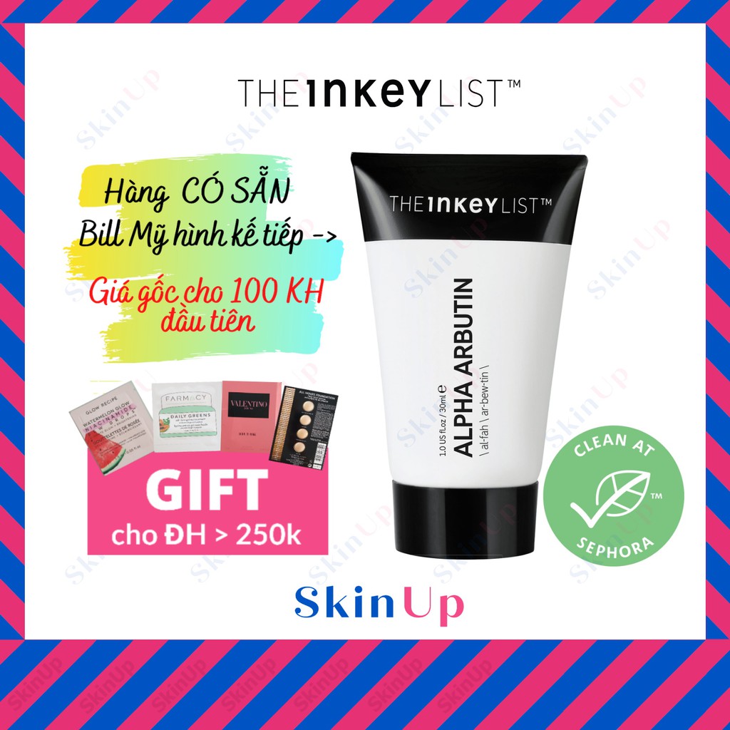 Alpha Arbutin Serum sáng da The Inkey List