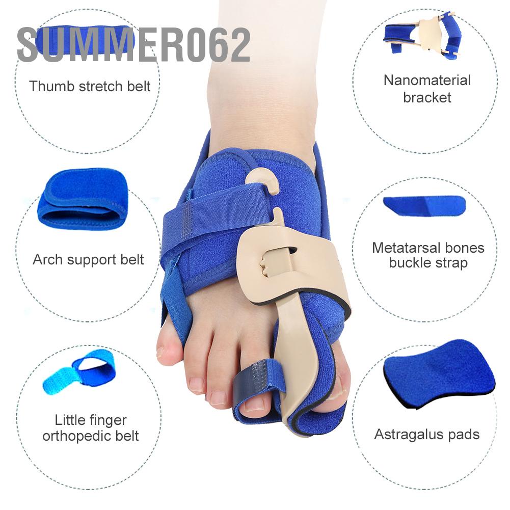 Đai đeo tách chỉnh sửa ngón chân cải thiện tình trạng biến dạng ngón chân cái sử dụng ngày/ đêm mang giày được unisex