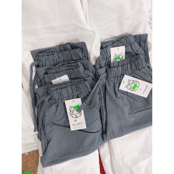 Quần Đũi baggy thái mềm mịn vải thái xước nhẹ măcf cực kì thoải mãi